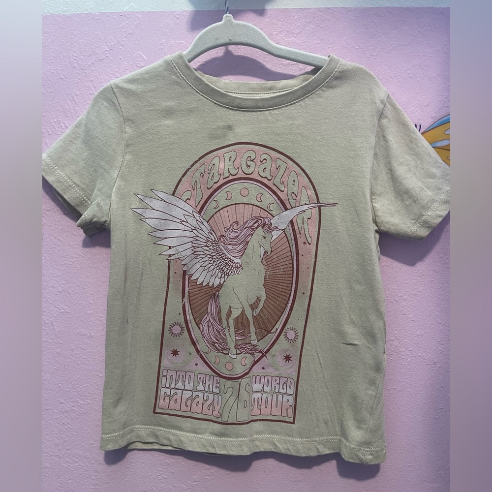 Kids Unicorn Graphic Tee - Cream COTTON ON